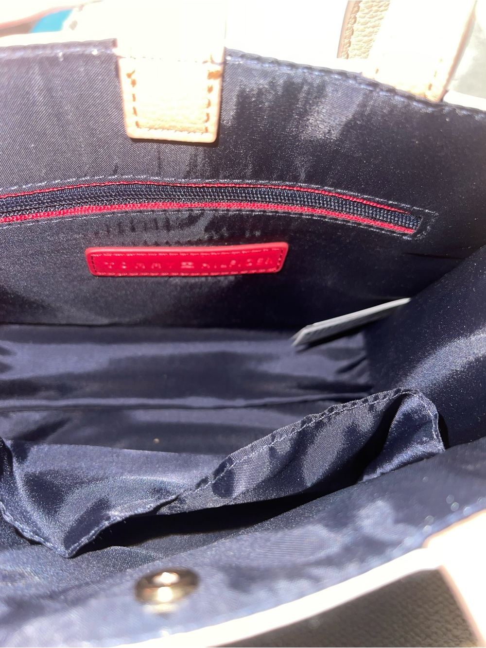 Tommy Hilfiger crossbody / mini tote light brown new - Picture 9 of 11